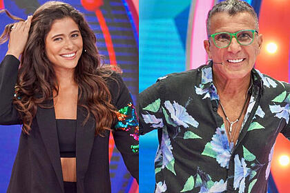 Montagem de Isadora Cruz e Eri Johnson, em trechos de suas participações no Caldeirão