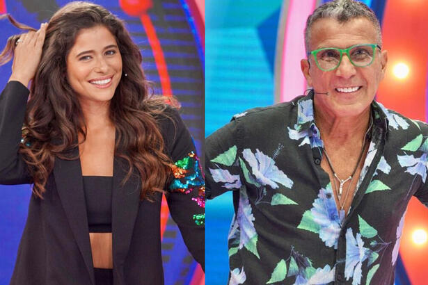 Montagem de Isadora Cruz e Eri Johnson, em trechos de suas participações no Caldeirão