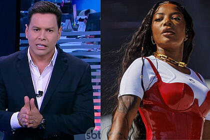 Marcão do povo e ludmilla em uma montagem