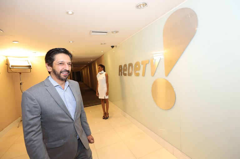 Prefeito de São Paulo, Ricardo Nunes, na RedeTV!