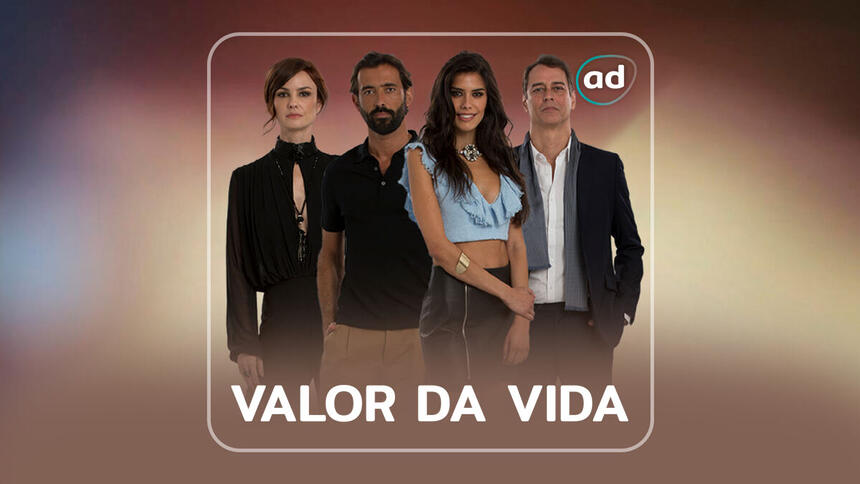 Arte de divulgação do resumo diário da novela Valor da Vida
