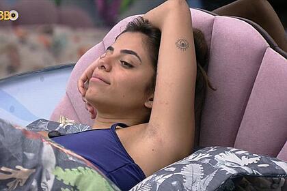 Key alves no quarto fundo do mar após a Prova do Anjo do BBB 23