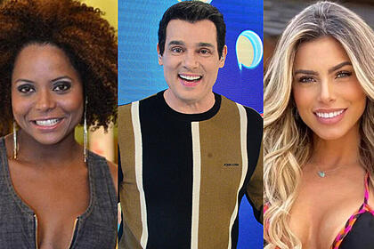 Montagem de adriana bombom, celso portiolli e erika schneider