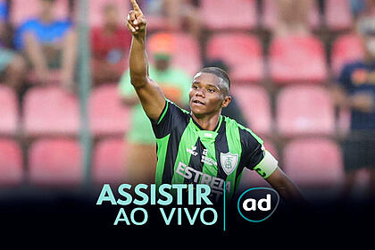 Juninho na arte de onde assistir ao jogo América/MG x Atlético/MG, pela final do Campeonato Mineiro