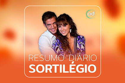 Arte de divulgação do resumo diário de sortilégio (sbt)