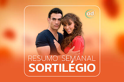 Arte de divulgação do resumo semanal de Sortilégio (SBT)
