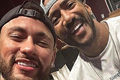 Ricardo Alface postou foto ao lado de Neymar