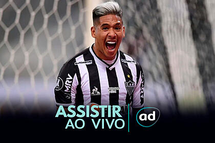 Arte de onde assistir ao jogo Atlético/MG x Athetico/PR, pelo Brasileirão 2023