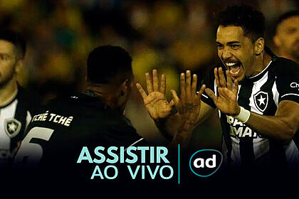 Arte de onde assistir ao jogo Botafogo x César Vallejo, pela Sul-Americana