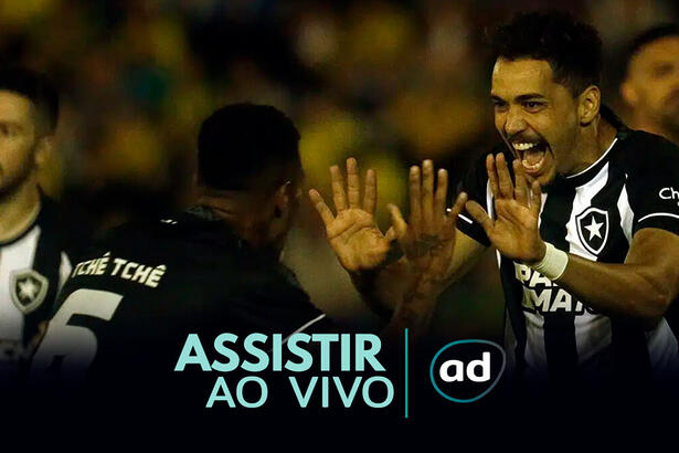 Arte de onde assistir ao jogo Botafogo x César Vallejo, pela Sul-Americana
