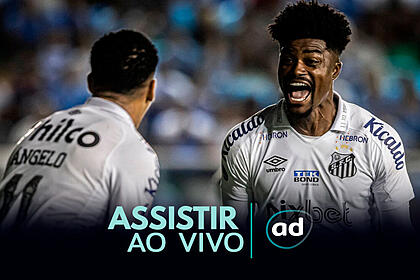 Arte de onde assistir ao jogo Santos x Audax Italiano, pela Sul-Americana