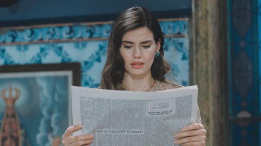Amor perfeito oscila e tem 2ª pior média desde a estreia 1 Camila queiroz, como marê, em trecho de cena da novela amor perfeito