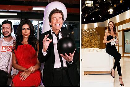 Fefito, Flavia Noronha, Nelson Rubens e Luciana Gimenez apresentam programas da RedeTV! que derrotaram NBA