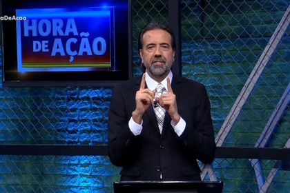 Jorge lordello em trecho da estreia do hora de ação