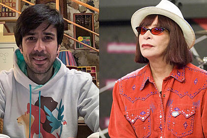 João Lee e Rita Lee em uma montagem