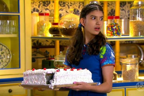 Giovanna Grigio, interpretando Mili, em trecho da novela Chiquititas