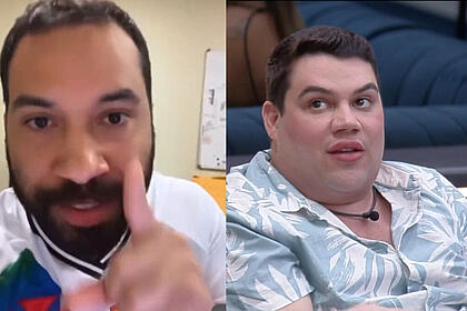 Gil do Vigor levante o dedo para falar contra Erick Ricarte