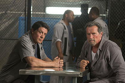 Sylvester Stallone em trecho do filme Rota de Fuga