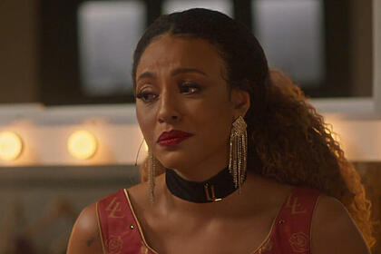 Sheron menezzes, como sol, em trecho da novela vai an fé