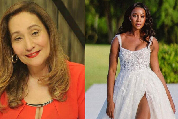 Sonia Abrão e Camilla de Lucas em um montagem