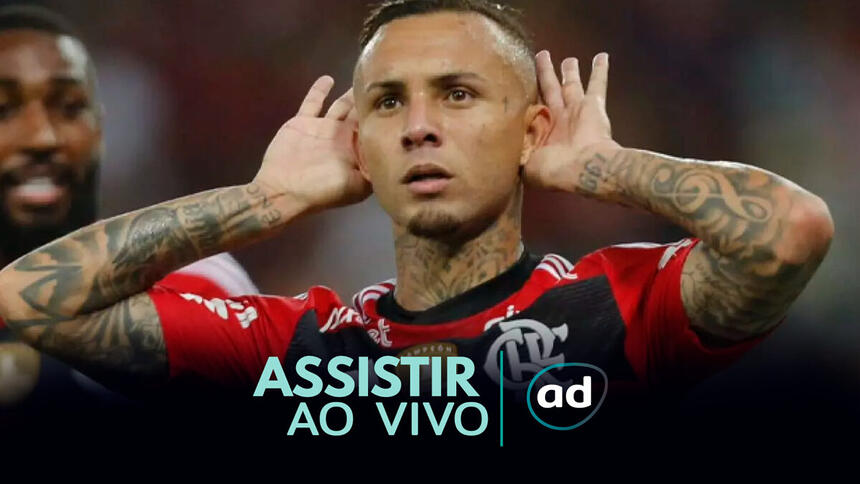 Arte de onde assistir ao jogo Flamengo x Goiás, pelo Brasileirão
