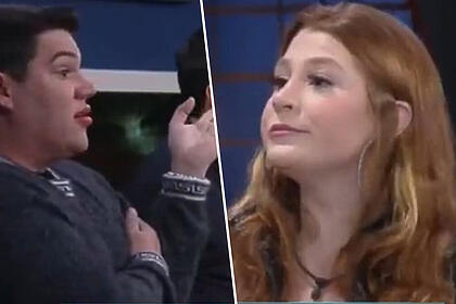 Erick Ricarte discute com Giulia Garcia em dinâmica do A Grande Conquista