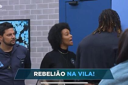 Natália briga com Montchaka na Casa Azul do A Grande Conquista