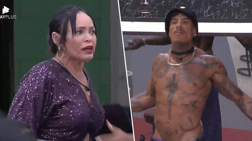 Sandra discute feio com Murilo na cozinha do A Grande Conquista por conta de sujeira no banheiro