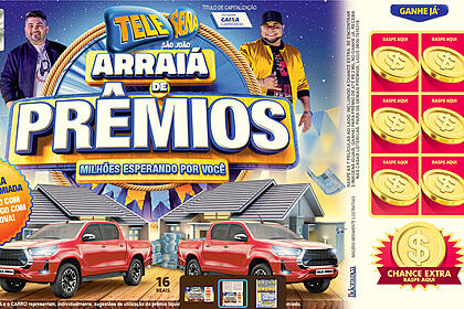 Bilhete da tele sena de são joão 2023