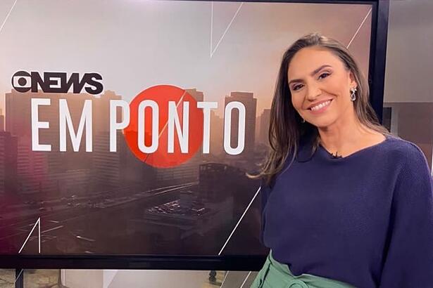 Cecília Flesch apresentava telejornal matinal na GloboNews