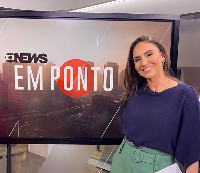Cecília Flesch apresentava telejornal matinal na GloboNews