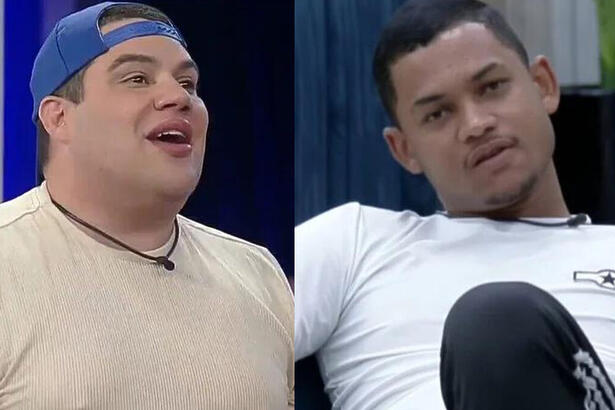 Erick Ricarte e Gabriel Roza em uma montagem no A Grande Conquista