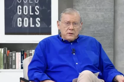 Milton Neves em trecho do Terceiro Tempo na Band
