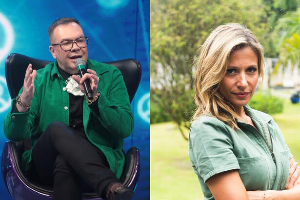 Montagem com Felipeh Campos e Luisa Mell