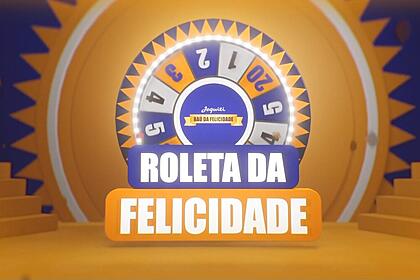 Logo do roleta da felicidade, do baú da felicidade no sbt