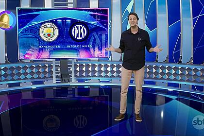 Sbt coloca o sino na tela para indicar a liderança na audiência com final da champions league