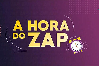 Logo do programa a hora do zap na redetv!