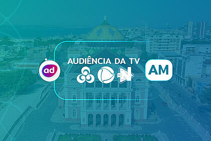 Logo dos dados consolidados de audiência da tv de manaus, capital do amazonas