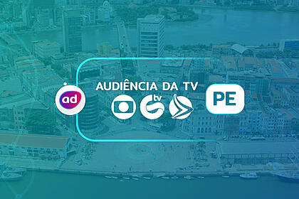 Arte de divulgação dos dados consolidados de audiência da TV Recife, Pernambuco