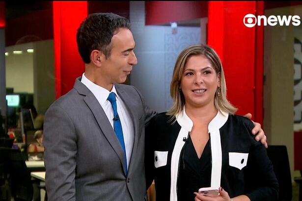 César Tralli recebe Daniela Lima na GloboNews