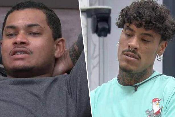 Gabriel Roza e Murilo Dias em uma montagem no A Grande Conquista