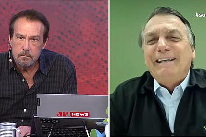 Jair bolsonaro concedeu entrevista ao pânico na jovem pan nesta segunda-feira (03); audiência recorde