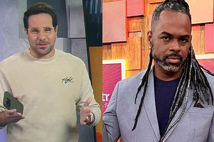 Paulo Mathias e Manoel Soares em uma montagem