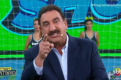 Ratinho em trecho de discurso no programa do ratinho, durante o quadro 'gol show'