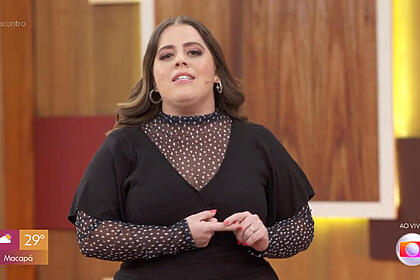 Tati machado em trecho do programa encontro