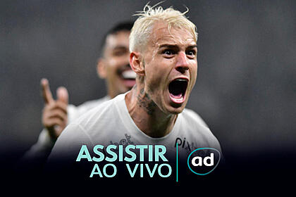 Arte onde assistir ao jogo Corinthians x Bragantino, pelo Brasileirão