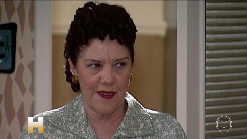 Neusa Maria Faro atuando na novela Alma Gêmea