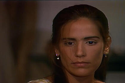 Ruth (gloria pires) em cena de mulheres de areia exibida na última sexta-feira (07)