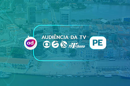 Arte de divulgação dos dados consolidados de audiência da TV Recife, Pernambuco