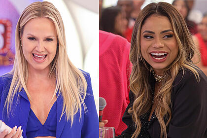Eliana e lexa em trecho do programa famosos na internet